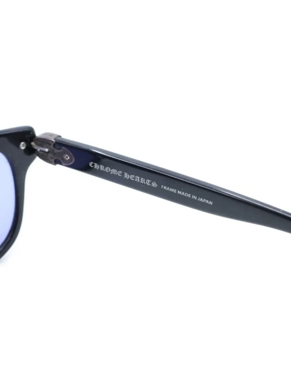 Chrome Hearts Well Strung CH Plus Temple Wellington Sunglasses Black Eyewear